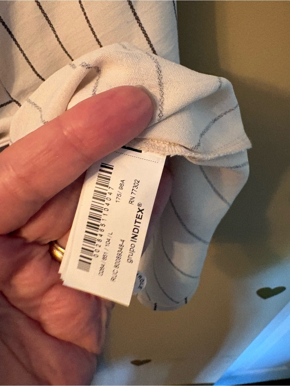 Zara Striped Sash Tie-Front Top NWOT - Picture 9 of 13